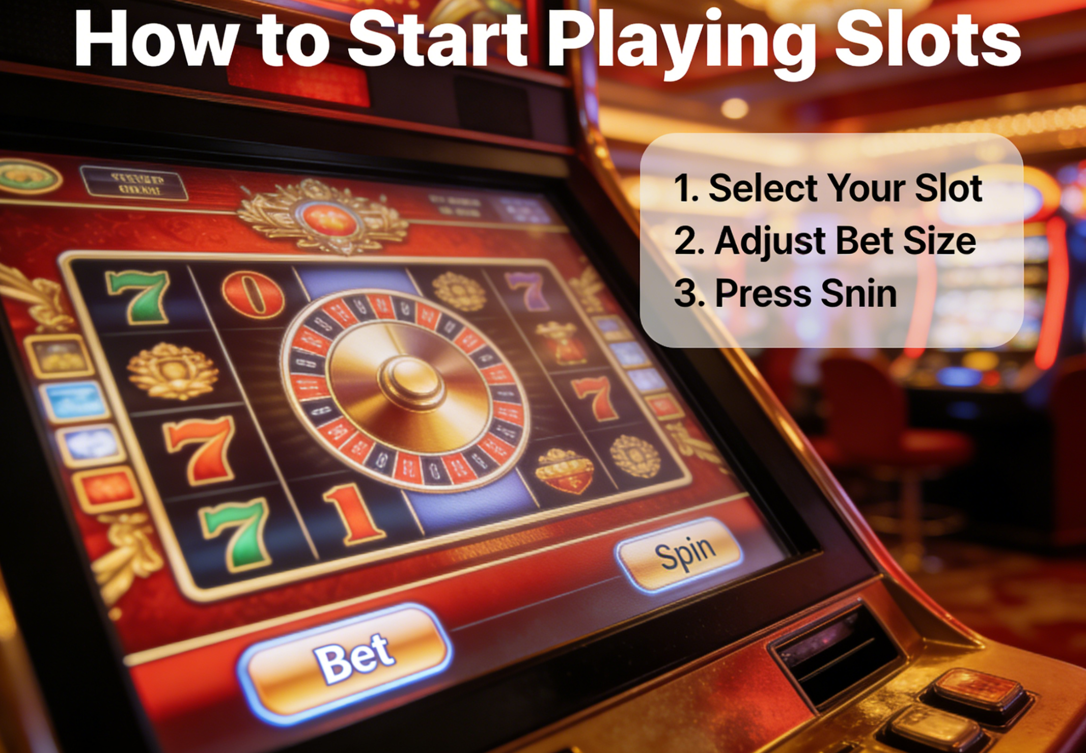 how to start playing slots