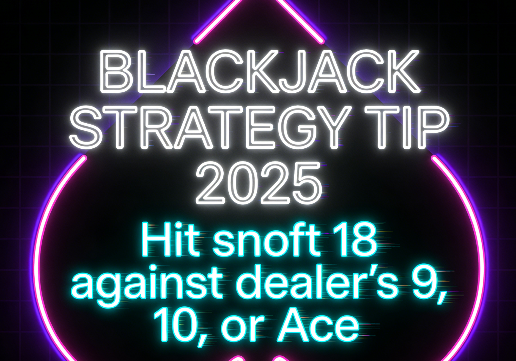 blackjack strategy tip 2025